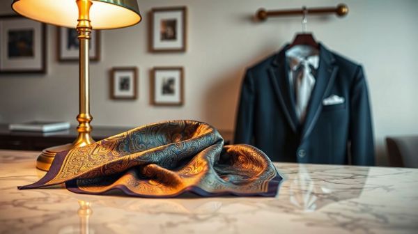 Écharpes en soie homme : style élégant pour chaque occasion