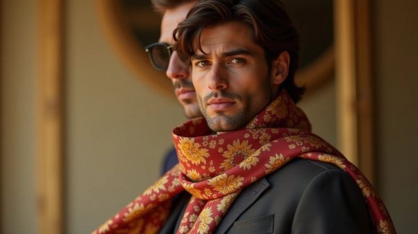 Top écharpes en soie pour hommes : élégance en toutes situations